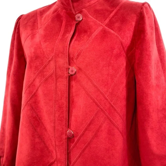1960s Vintage Philippe Gaultier Faux Suede…
